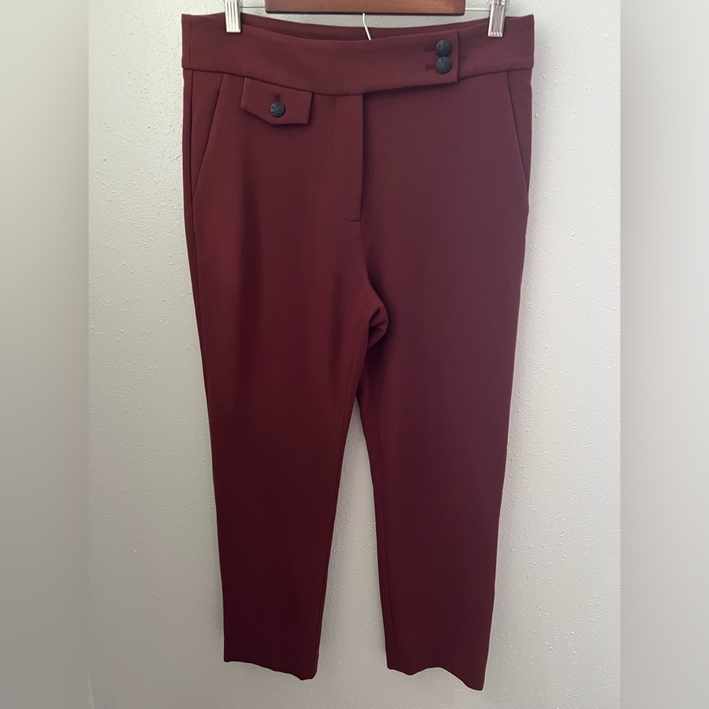 VERONICA BEARD Renzo Slim Cropped Pants Size 8